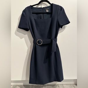 Club Monaco belted sheath dress